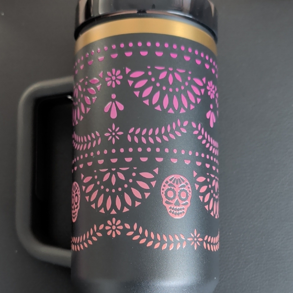 Stanley Dia De Los Muertos "Midnight Cantina" 30 oz. Stainless Steel Tumbler - Picture 6 of 6